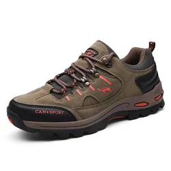 Autumn and Winter Large Size Warm Men's Hiking Shoes Outdoor Wear-resistant Non-slip Cross-country Running Shoes Hiking Shoes