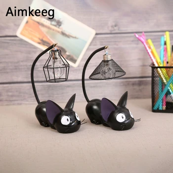 

New Cute Children Night Light LED Creative Cat Night Lamp Resin Animal Ornaments for Home Decoration Table Lamp Kid's Gift