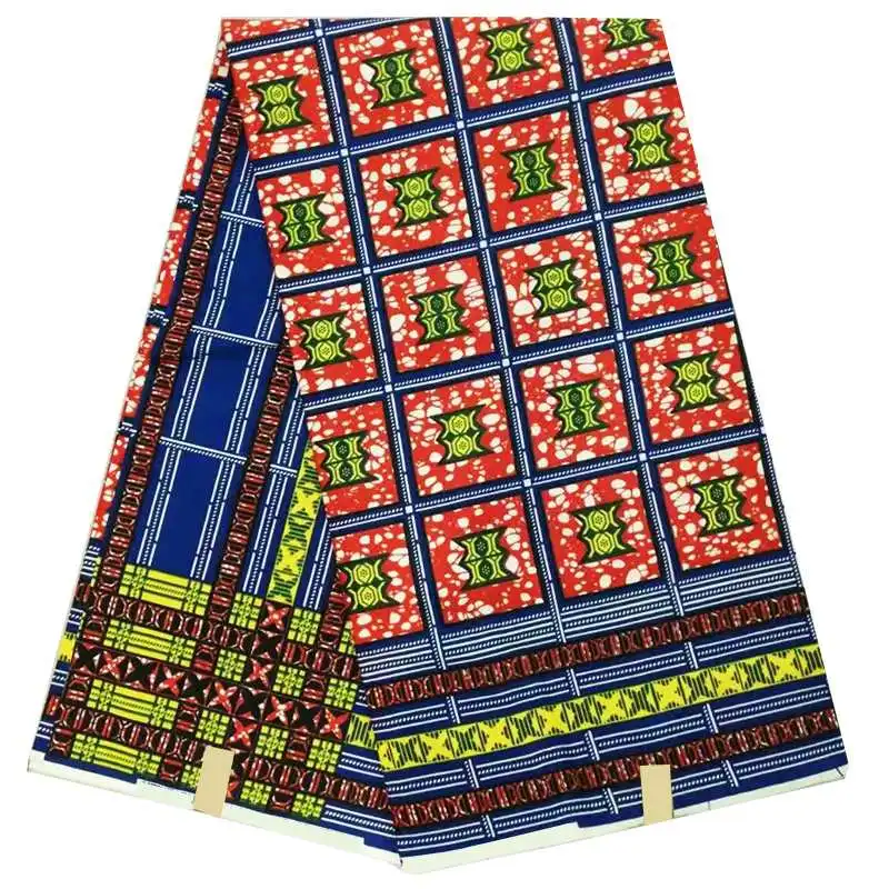 

African Ankara Fabric High Quality Veritable Wax Print Fabric Printing 100% Cotton African Veritable Real Dutch Wax For Dress