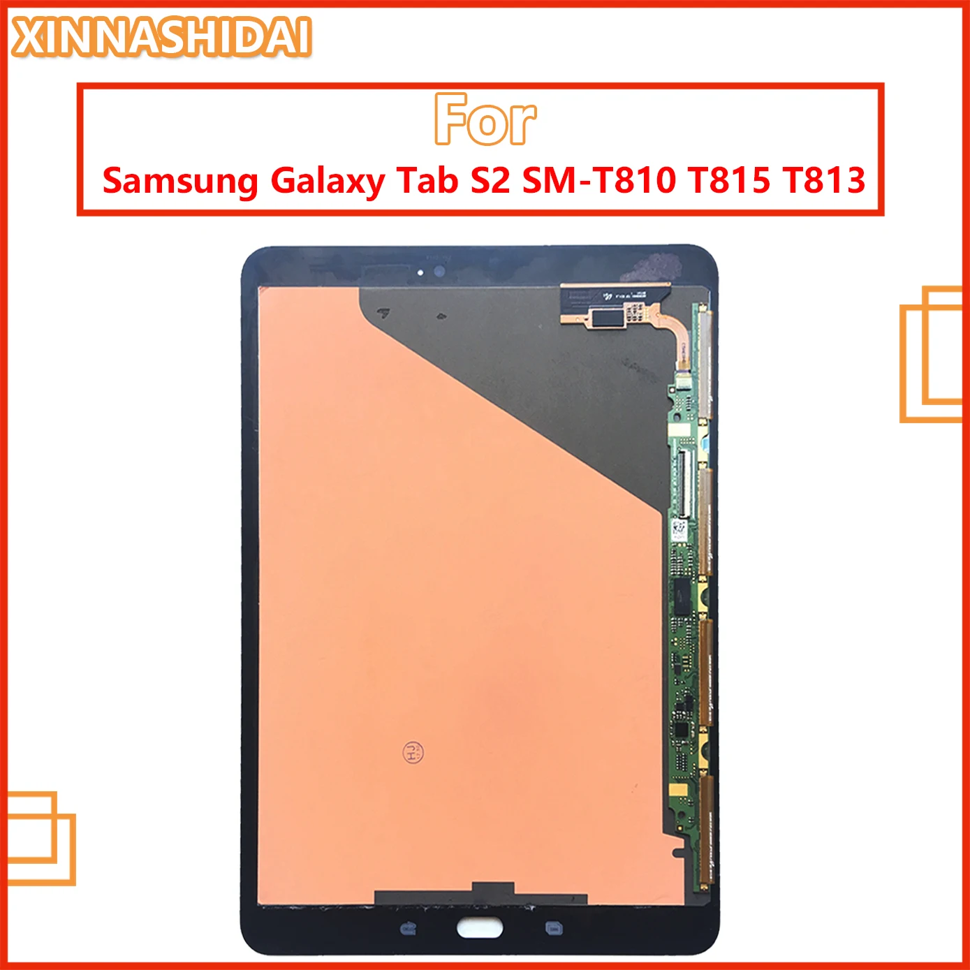 Group Vertical Replacement LCD Touch Screen Digitizer Display Assembly Compatible with Samsung Galaxy Tab S2 9.7 SM-T810 SM-T815 GV+ Performance SM-T817 SM-T813 Gold 