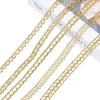 Gold Silver Lace Trim Ribbon Embroidered Fabric Webbing Lace Trim Sewing Craft French African Lace Gift Wrapping 5/10yard ► Photo 1/4