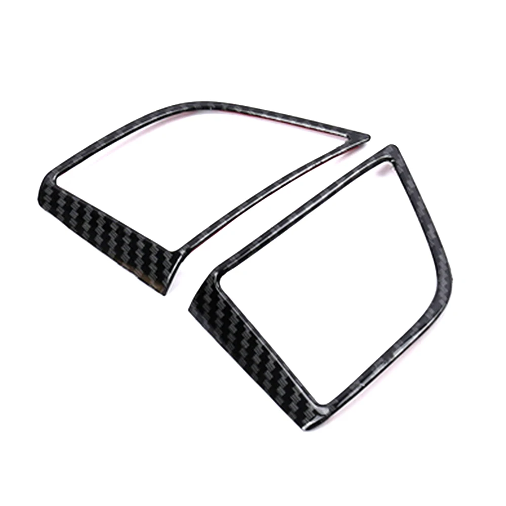 For Hyundai Tucson 2015- Carbon Fiber Color Steering Wheel Switch Button Sequins Cover Interior Decoration Trim Accessories car moulding decoration interior mouldings interior moulding trim strip car knob covers
