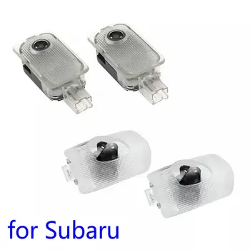 

2pcs For SUBARU Forester Outback legacy Impreza XV Tribeca BRZ Car Led Door Light Projection Logo Ghost Shadow Welcome Light