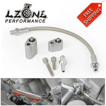 

Aluminum alloy LS Throttle Cylinder Body Bypass Hose Kit Coolant Crossover LS1 Engine 551675 Steam Port Fits For all GM series