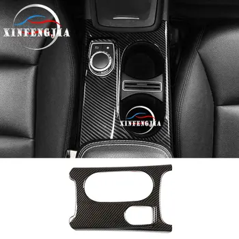 

For Mercedes-Benz A CLA GLA Class W176 X156 C117 13-19 Carbon Fiber Color Center Cup Holders Panel Trim Cover