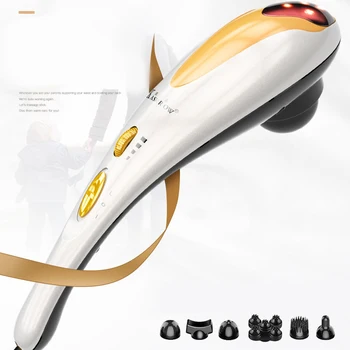 

Multifunctional electric massage stick Portable home back massager Hand held shoulder neck leg whole body vibration knock