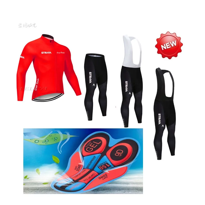 STRAVA navy blue Pro Team с длинным рукавом Майки для велоспорта Ropa Ciclismo Maillot велоодежда MTB Одежда для езды на велосипеде
