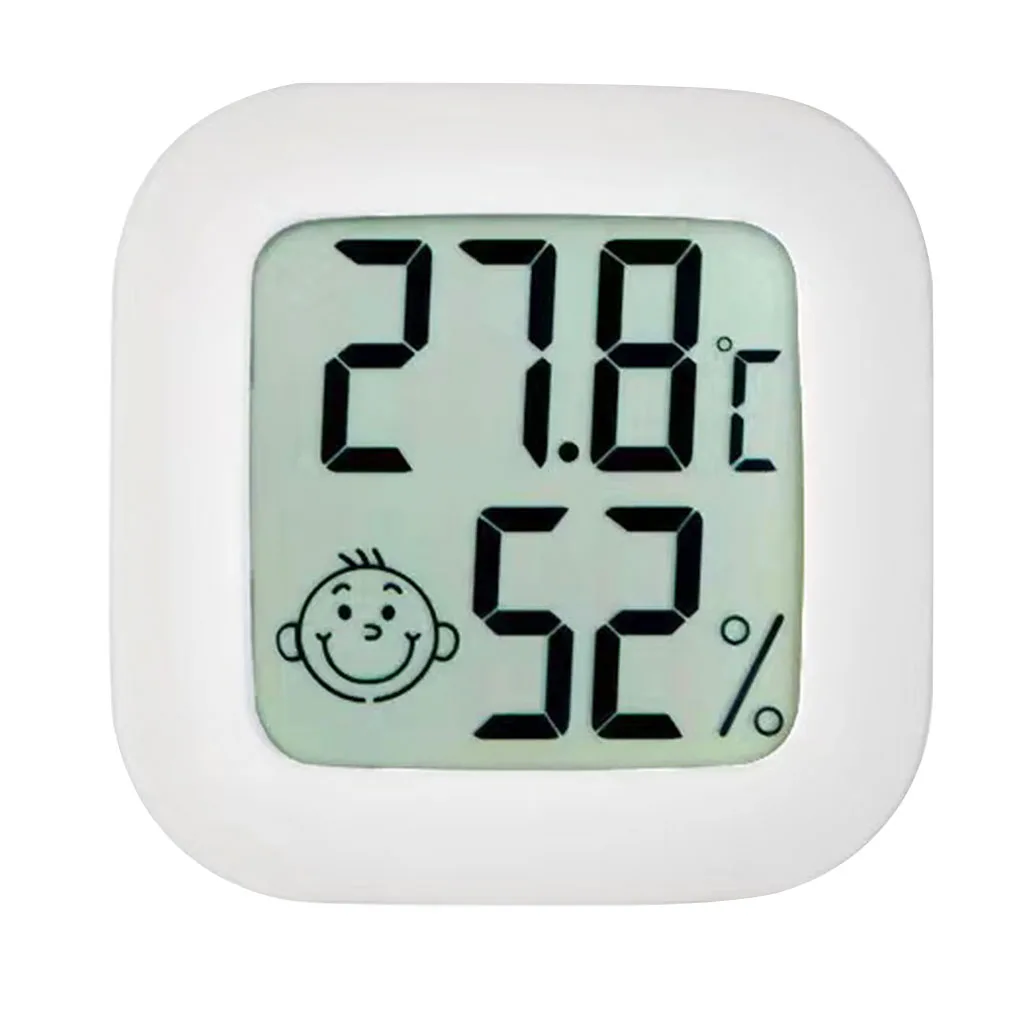Weiß Digital LCD Thermometer Temperatur Hygrometer Termometer Luftfeuchtigkeit 