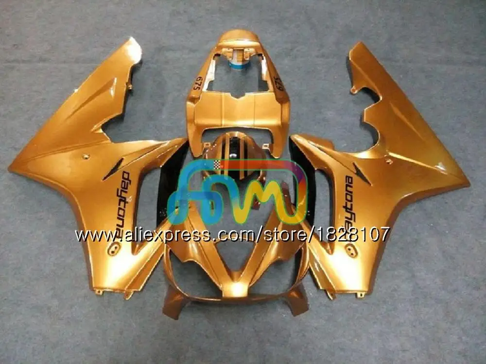 OEM средства ухода за кожей для Triumph Daytona 675 02 03 04 05 06 07 08 76BS. 14 Daytona675 2002 черный белый 2003 2004 2005 2006 2007 2008 обтекатель - Цвет: No. 14 Golden