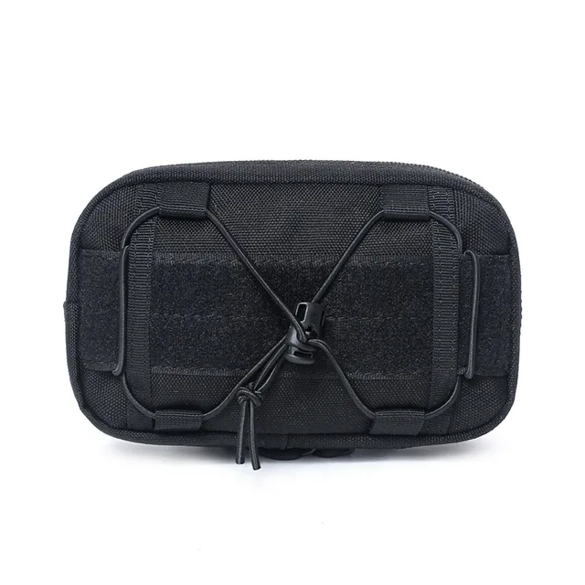 Military Tactical Molle Admin Pouch Belt Waist Pack Bag Utility Organizer EDC Tool Phone Holder Hunting Army Accessories Pouches Black