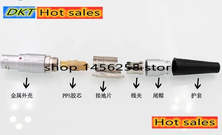 1 paar 2/3/4/5/6/7/9 Pin двухтактный M9 круглым Luftfahrt Stecker Kabel Stecker Kompatibel LEMO 0B FGG EI серия
