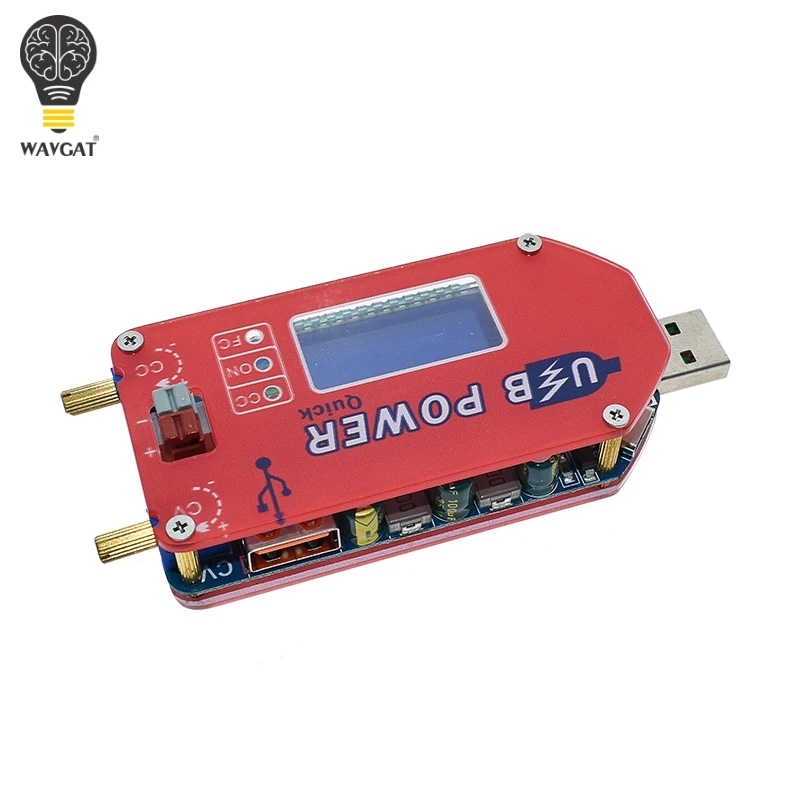 DP3A цифровой дисплей USB регулируемый силовой модуль постоянного тока 1-30 в 15 Вт QC 2,0 3,0 FCP quick charge лабораторный блок питания регулятора