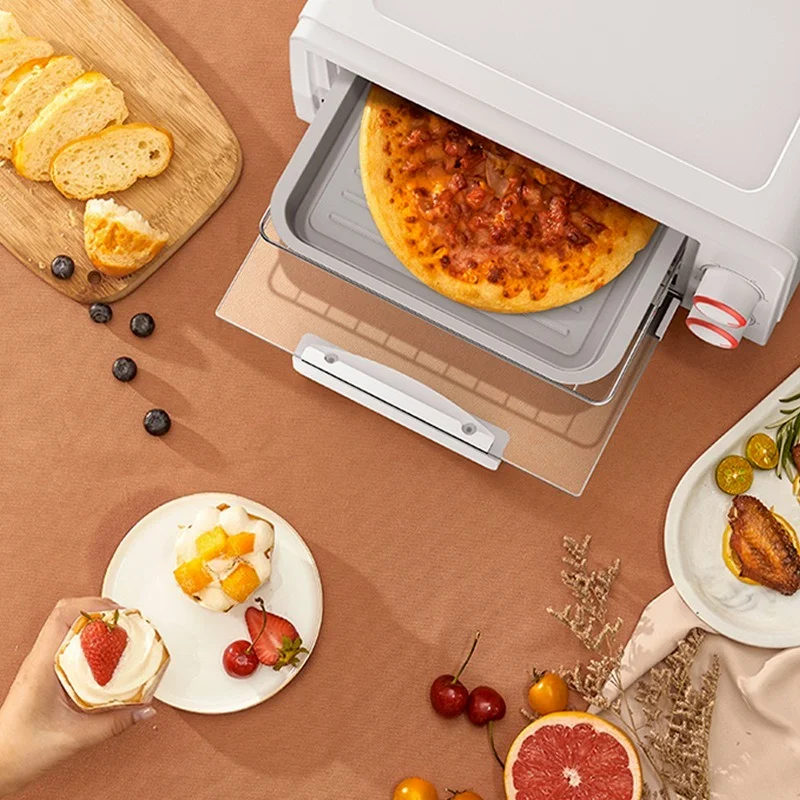 Delmar 10L Electric Oven Multifunctional Mini Oven Breakfast Machine Frying Pan Household Bread Pizza Kitchen