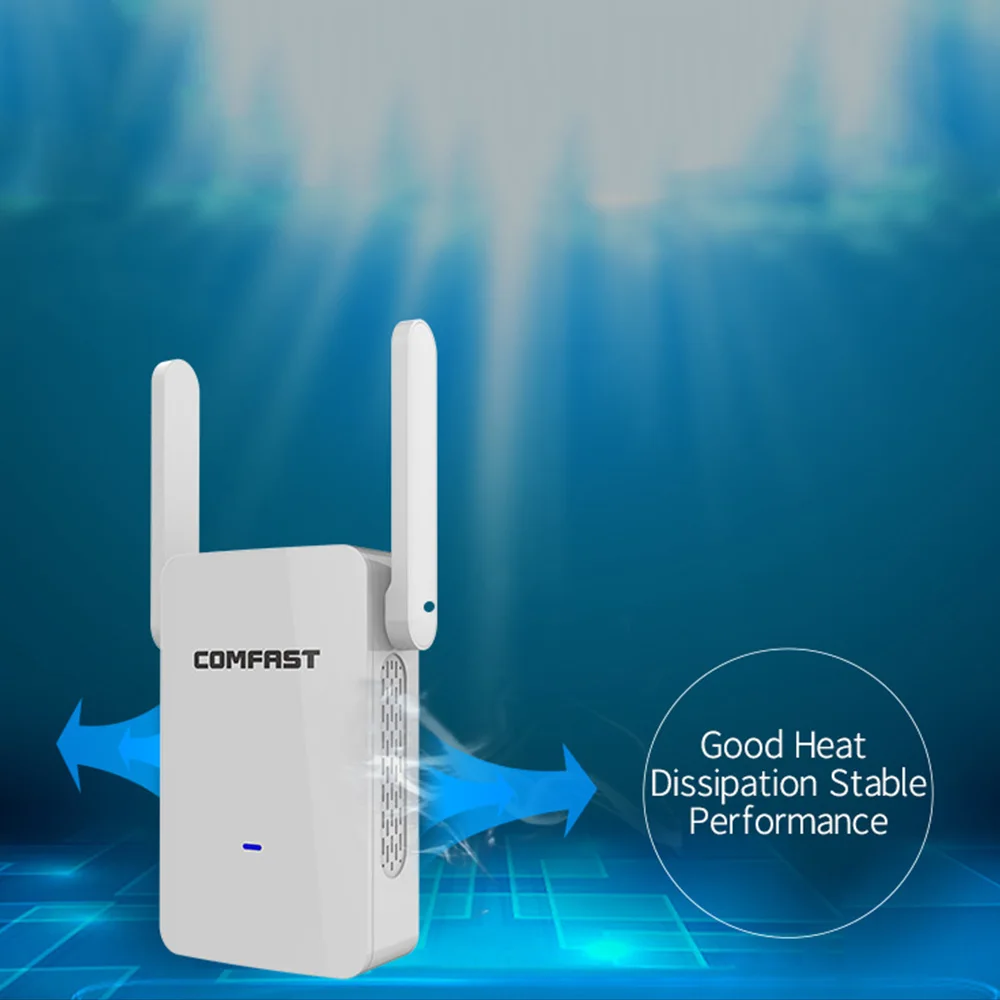 COMFAST WiFi расширитель диапазона 1200 Мбит/с 360 градусов полный охват внешняя антенна сигнала антенна беспроводной WiFi ретранслятор