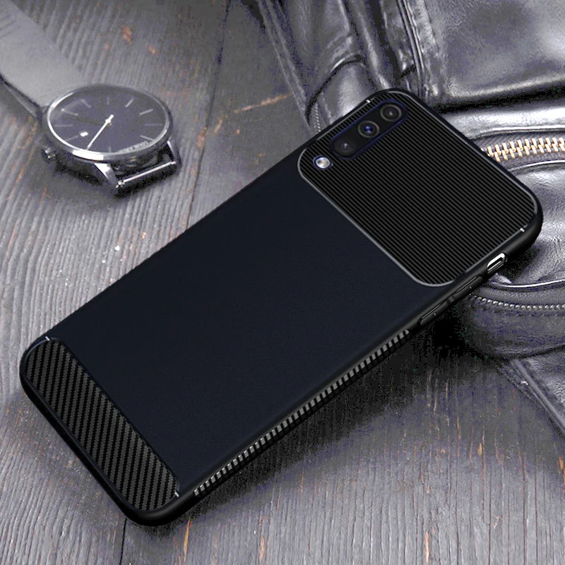 Чехол, чехол, чехол для samsung galaxy A7 A750 мягкие Роскошные Силиконовые простой, матовый силиконовая защитная задняя панель для телефона Etui