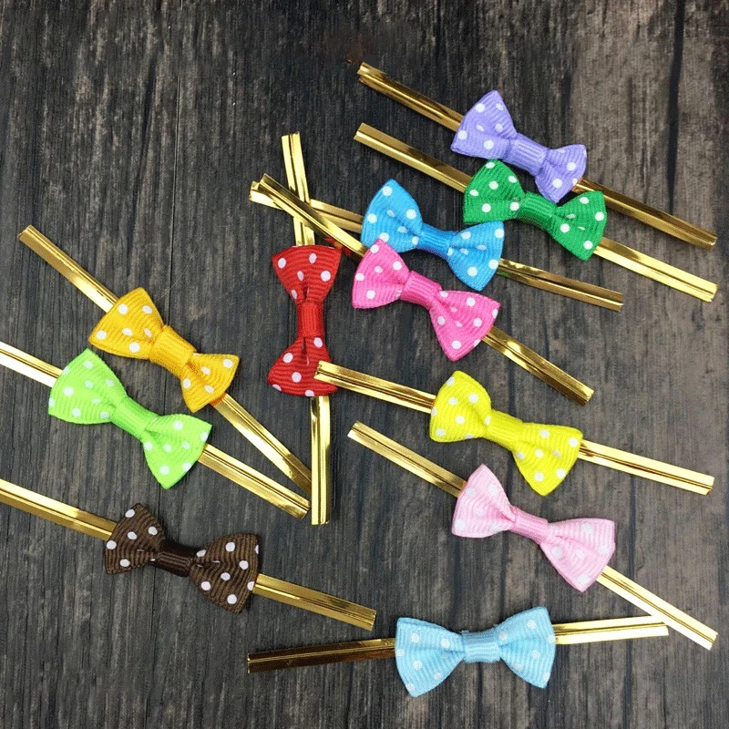 100Pcs Bow knot twisted Ties For Candy Cookie Lollipop Biscuit Bread Cake Dessert Bags Gift Bag Wedding Birthday Party 8Cm | Дом и сад