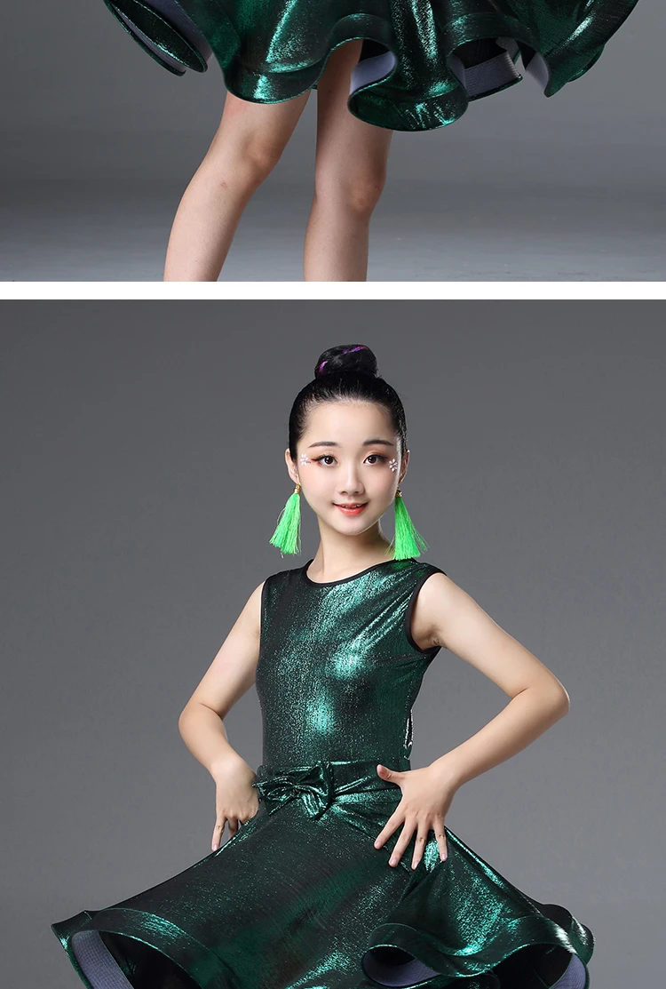 Latin Dance Dress Women Professional Latin Dance Costumes for Girls New Competition Costumes for Children Latin Test