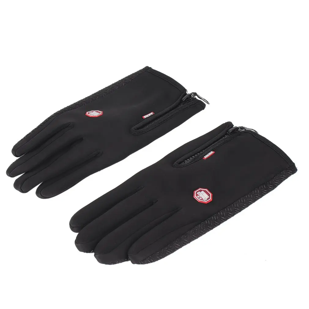 Мужские сенсорный экран для женщин перчатки для альпинизма велоспорта на открытом воздухе спортивный с полными пальцами вождения зимние теплые варежки для мобильного телефона девушка Fema