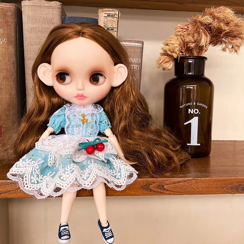 Кукла Neo Blyth на заказ шарнирная кукла NBL с блестящим лицом 1/6 OB24 BJD для девочек