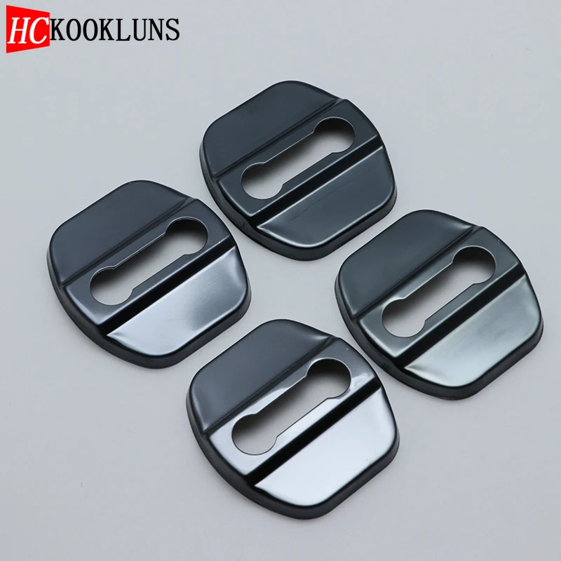 

4PCS Auto Case Stainless Protective Cover Steel Door Lock Buckle For Nissan MAXIMA A35 A36 2009 2010 2011 2012-2019 Car Styling