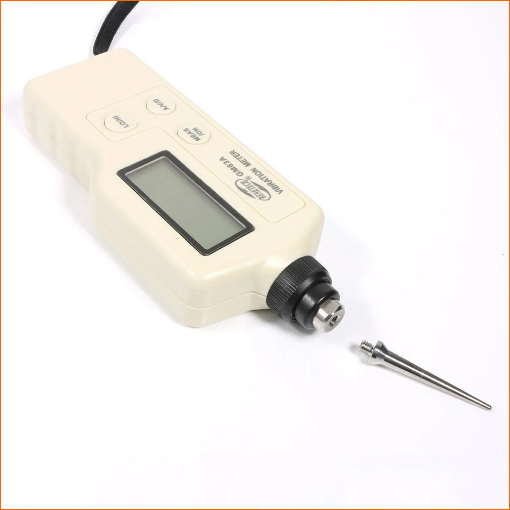 BENETECH Vibration Analyzer Digital Vibration Meter Device Probe Analizador De Vibraciones Digital Handheld Vibrator Tester 3