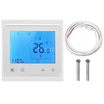 

16A LCD Electric Floor Heating Temperature Controller Thermostat Programmable Heating System Thermoregulator Instruments 86x86m