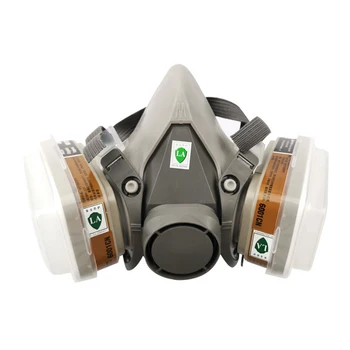 

6200 Half Facepiece Mask with Dual Filter Reusable Industrial Respirator mask