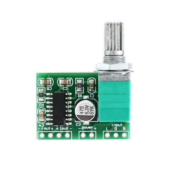 

Mini PAM8403 DC 5V 2 Canal USB Power Supply Hifi Digital Audio Amplifier Board with Switch Potentionmeter