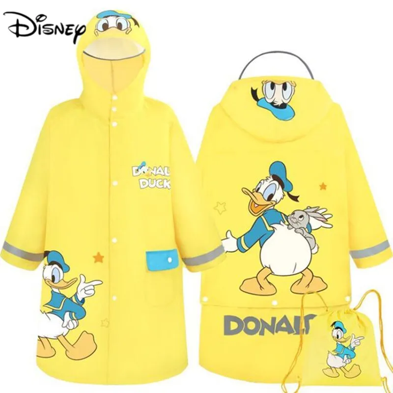 bloquear Agencia de viajes Accesorios Disney Donald Duck Raincoat Baby Raincoat Outdoor Waterproof Rain Coat  Children Impermeable Poncho Boy Girl Rain Jacket Gift - AliExpress