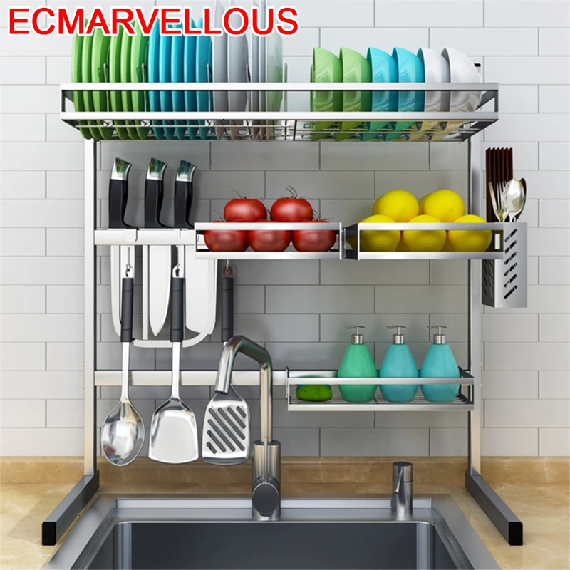 

Storage Cucina Drainer De Dish Drying Accessories Cosina Stainless Steel Cozinha Cuisine Cocina Organizador Mutfak Kitchen Rack