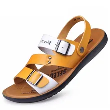 Новинка; мужские сандалии; сочетающихся цветов; удобная дышащая легкая Повседневная износостойкая противоскользящая конструкция Модная мужская обувь