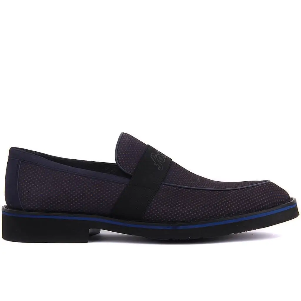 

Fosco-Navy Blue Nubuck Men Casual Shoes