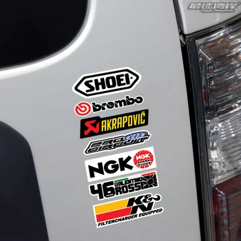 

1 set Sheep Locomotive Car Sticker KN NGK for AK550 NMAX TMAX530 Moto Motorcycle Stickers Auto Body Window