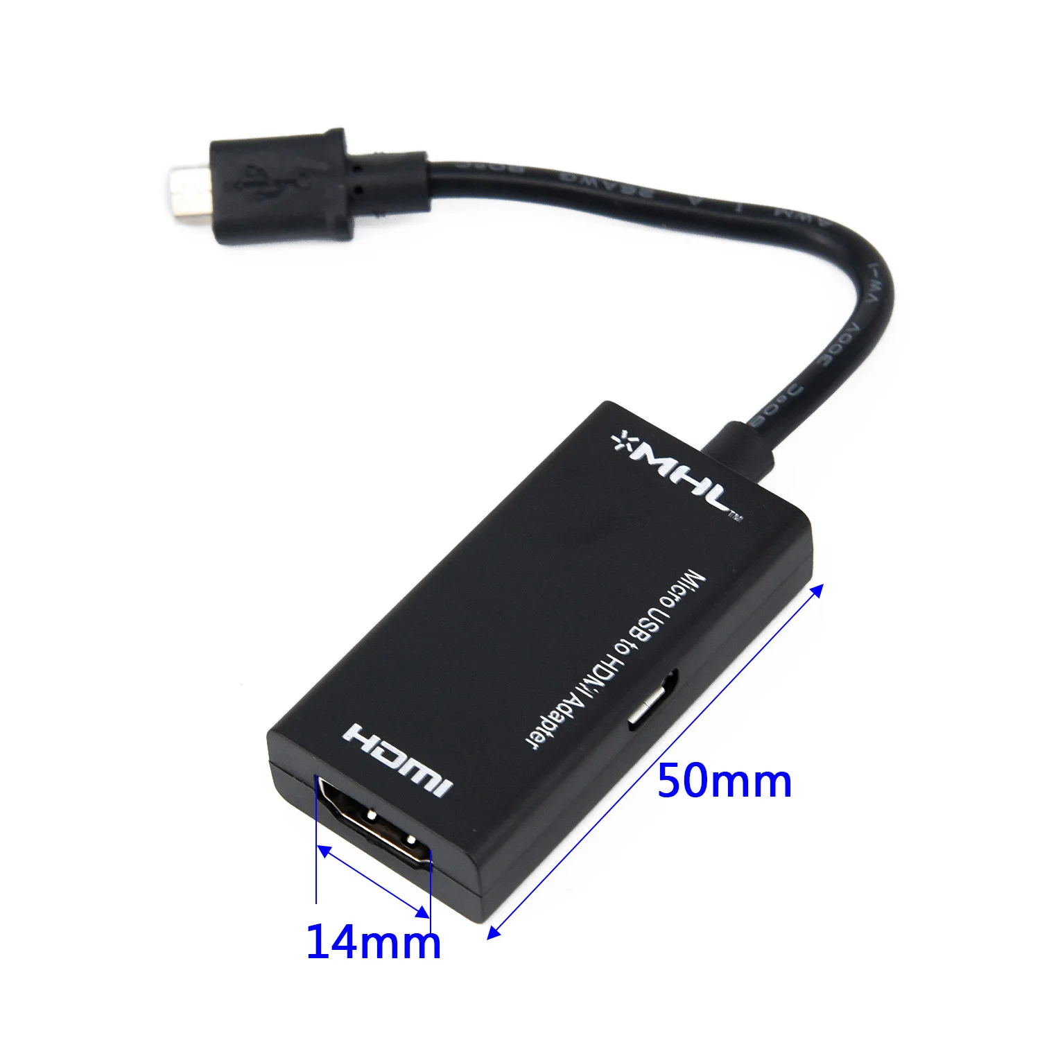 ABS 6,69 дюймов все микро-usb для устройств на аndroid к HDMI адаптер 1080P MHL HDTV кабель аксессуары Micro USB2.0 MHL к HDMI кабель для samsung и т. д