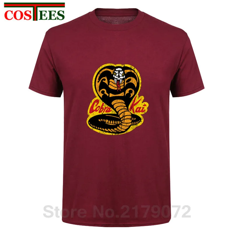 Vestido de fiesta в винтажном стиле 2018 Кобра Кай футболки для женщин мужчин и занятия