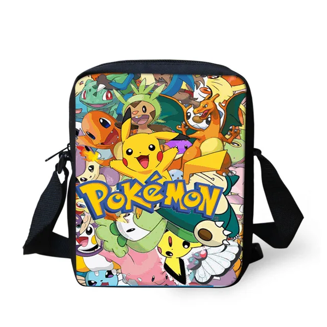 photo color Школьный комплект из 3 предметов с изображением покемона хаунтера Eevee Monster, Детский рюкзак для мальчиков и девочек, школьная сумка с Пикачу для школьников - Цвет: photo color