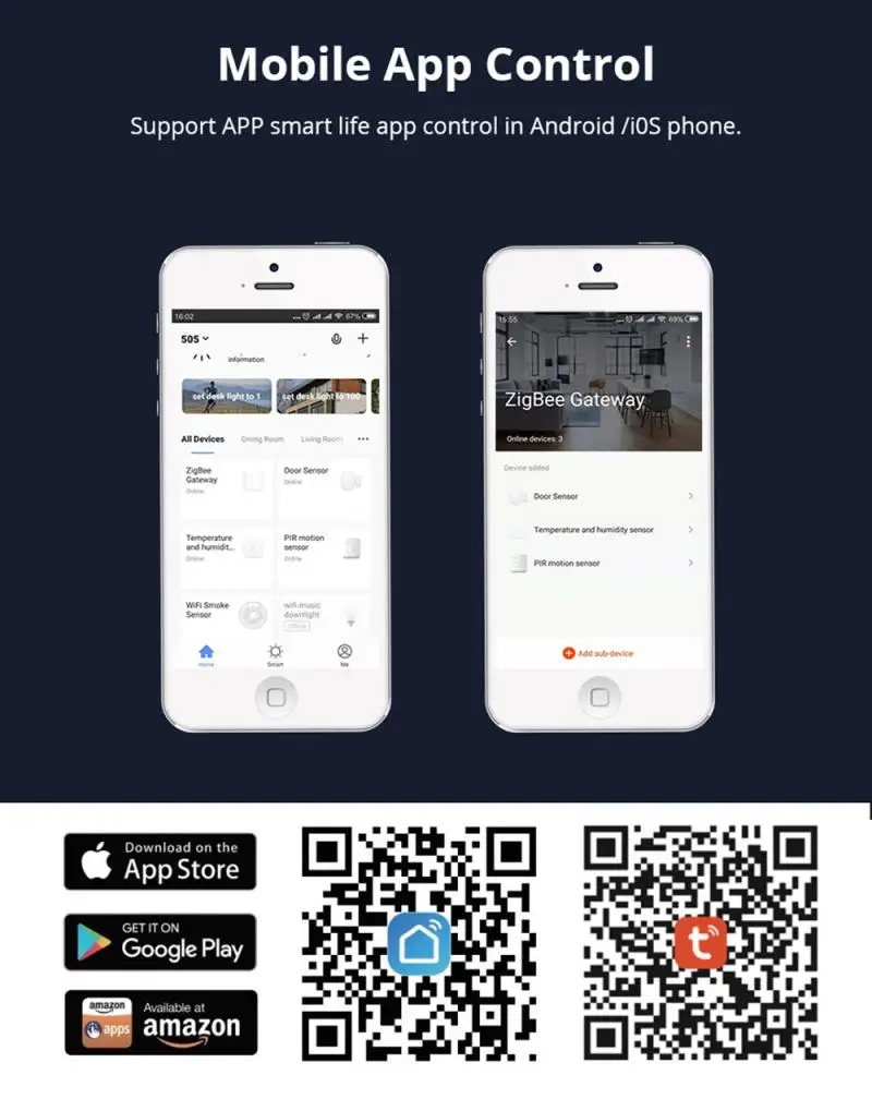 Detectores de Alarme Compatível com Alexa Zigbee Tuya Inteligente Wifi Porta Sensor Aberto - Fechado wi fi Casa Google App 9 Cheap Sensor e detector