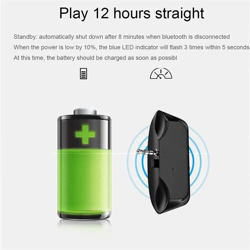 

New Audio Adapter Headphone Headset Mini Wireless Bluetooth V5.0 3.5mm Receiver For Playstation 4 PS4 Controller
