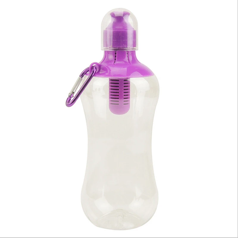 550 мл воды Bobble фильтр для воды Бутылка Открытый Портативный фильтрованный питьевой бутылки со встроенным углеродным фильтром углерода FY0084