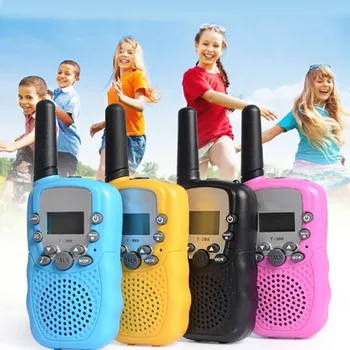 

2pcs/set Walkie Talkie Kids Toys Portable Two-Way Radio Walkie Talkies Mini Transceiver Interactive Toys For Children Birthday