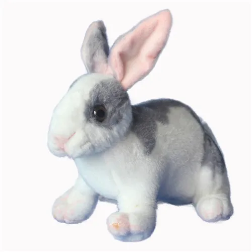 Fancytrader реалистичные животные, плюшевые игрушки, прекрасный кролик, плюшевая игрушка, плюшевый кролик, кукла, подушка для детей, 29 см x 17 см