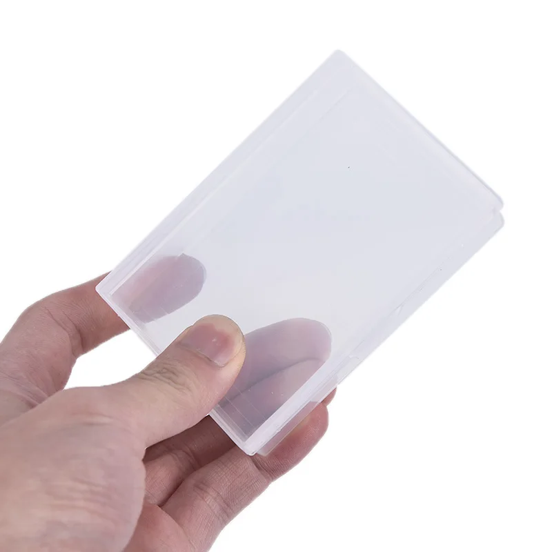 Прозрачные пластиковые коробки игровой чехол для карт PP чехол для хранения Упаковка Покер коробка для карточных игр Набор для игры в покер настольные игры