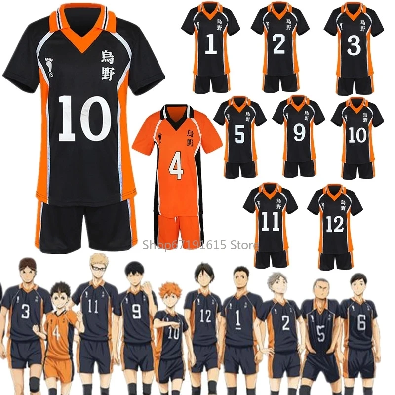 Аниме Haikyuu Karasuno высокий женский волейбольный клуб Hinata Syouyou Kageyama Tobio tiva спортивная