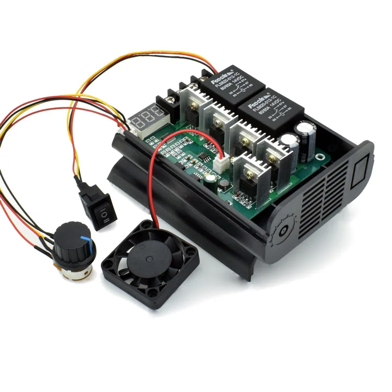 PWM dc контроллер скорости двигателя max 60A CW CCW цифровой дисплей 0~ Регулируемый модуль привода вход 10V~ 55V