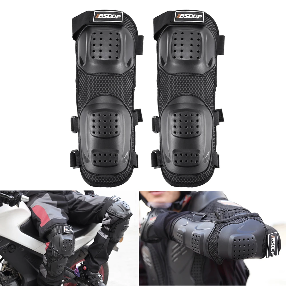 

4pcs Motorcycle knee & elbow protective pads Motocross skating knee protectors riding protective Gears pads protection For BMW