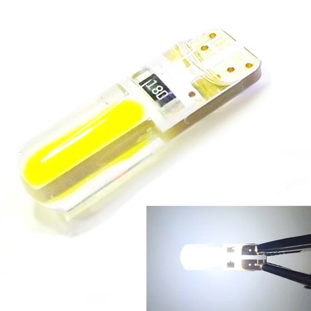 

DEHAIW T10 W5W LED Car Interior Light Cob Marker Lamp 12V 194 501 Bulb Wedge Parking Dome Light Car Styling
