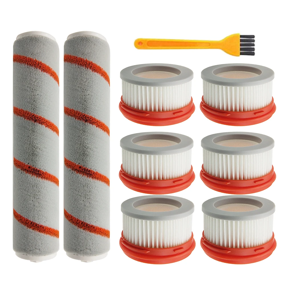 Kit de filtros para Xiaomi Dreame V9, V9P, V10, accesorios para aspiradoras de mano, cepillo de rodillo, filtro Hepa