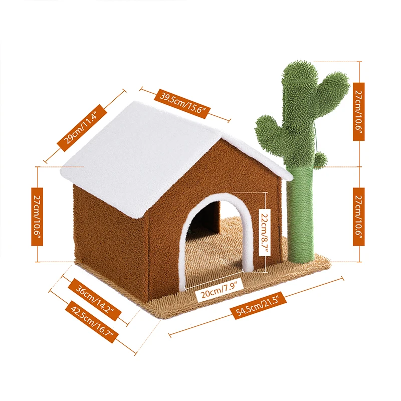 Diy cactus cat tree casas hummock totalmente