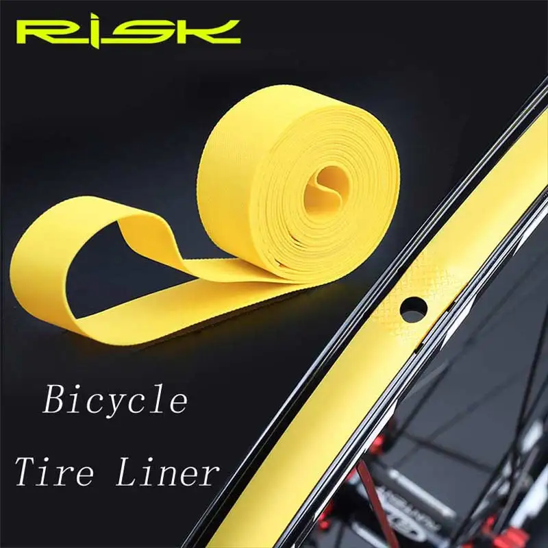

RISK Bicycle PVC Tube Tape Between Inner Tube And Rim MTB Road Bike Tire Tube Tape Liner 26/27.5/ 29inchx20mm/ 700c x 18mm Cover