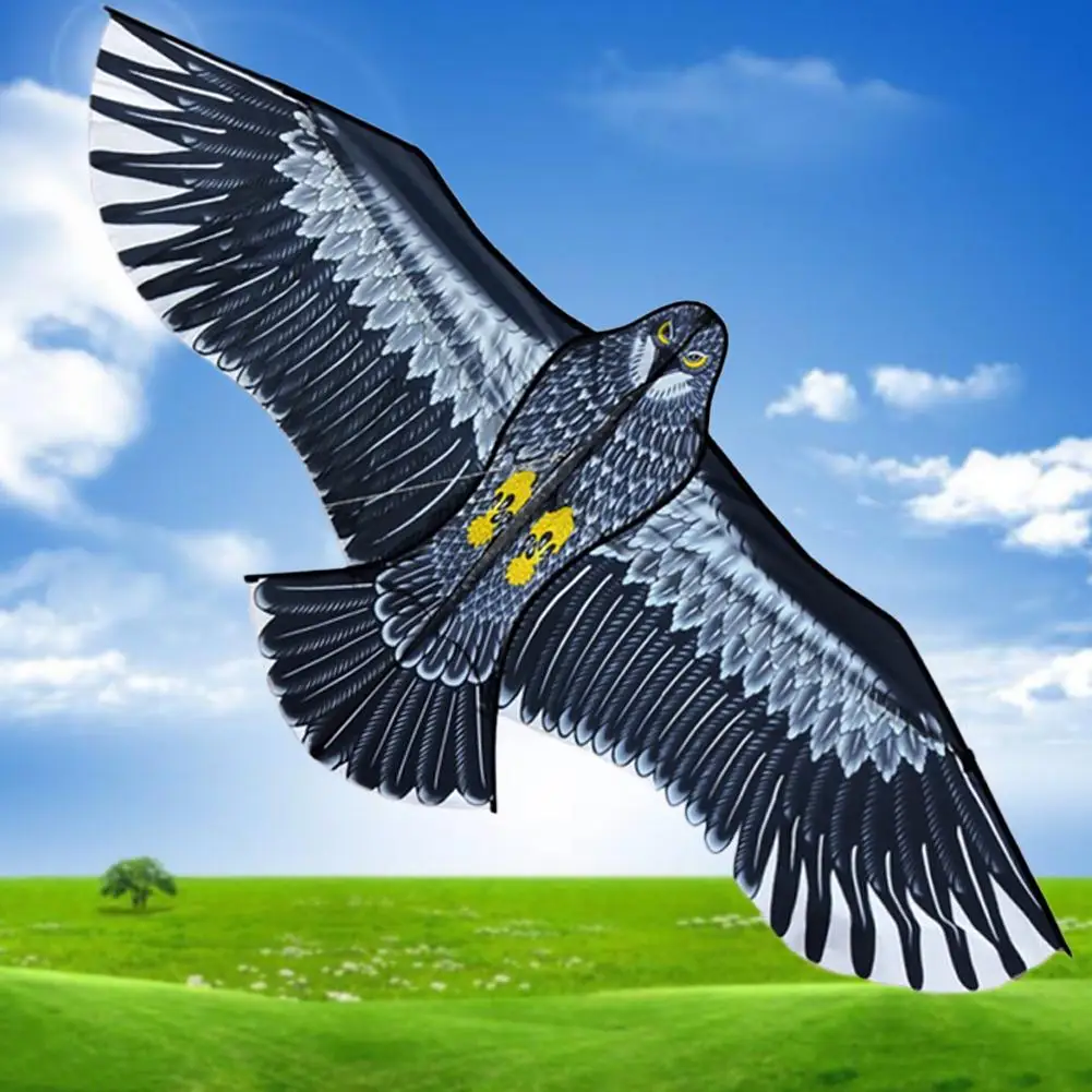 

New Toys 1.8m/2.4m Power Brand Huge Eagle Kite With String And Handle Novelty Toy Kites Eagles Large Flying For Gift